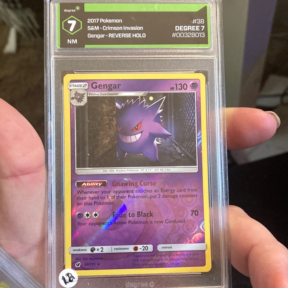 Graded  Pokémon card by degree grading